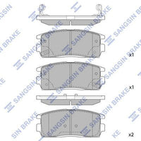 HiQ Rear Brake Pads Set SP1205