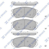 HiQ Front Brake Pads Set SP1723