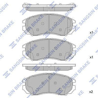 HiQ Front Brake Pads Set SP1723