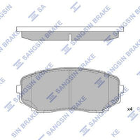HiQ Front Brake Pads Set SP1603