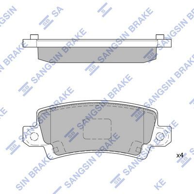 HiQ Rear Brake Pads Set SP1503