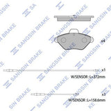 HiQ Front Brake Pads Set SP1253