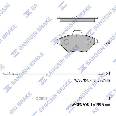 HiQ Front Brake Pads Set SP1253
