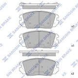 HiQ Front Brake Pads Set SP1182