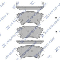HiQ Front Brake Pads Set SP2175