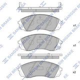 HiQ Front Brake Pads Set SP1238
