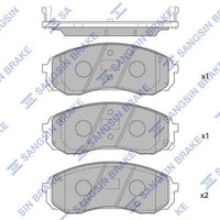 HiQ Front Brake Pads Set SP1890