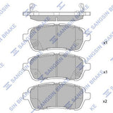 HiQ Front Brake Pads Set SP2113