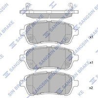 HiQ Front Brake Pads Set SP2113