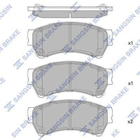 HiQ Front Brake Pads Set SP1475