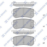 HiQ Rear Brake Pads Set SP1187