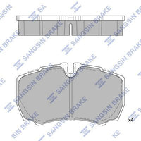 HiQ Rear Brake Pads Set SP1843