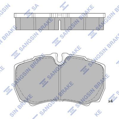 HiQ Rear Brake Pads Set SP1843