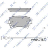 HiQ Rear Brake Pads Set SP1818