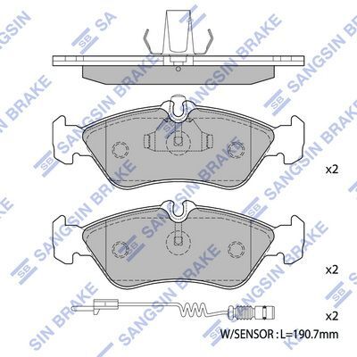 HiQ Rear Brake Pads Set SP1274