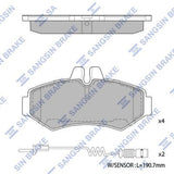 HiQ Rear Brake Pads Set SP1278
