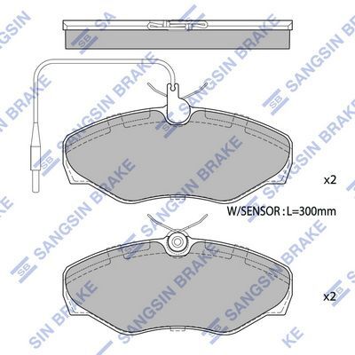 HiQ Front Brake Pads Set SP4082