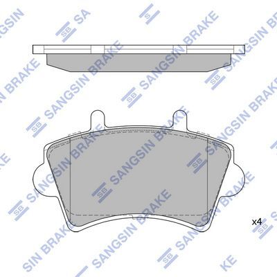 HiQ Front Brake Pads Set SP1894