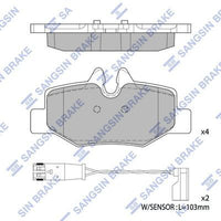 HiQ Rear Brake Pads Set SP1896