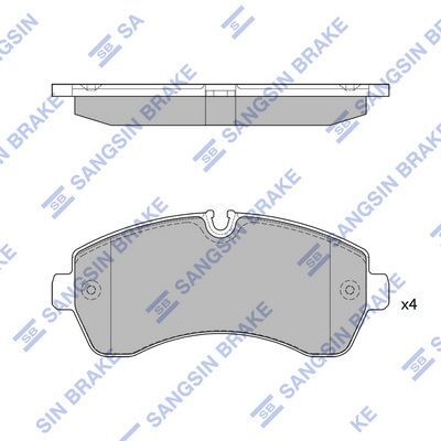 HiQ Front Brake Pads Set SP1425