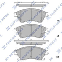 HiQ Front Brake Pads Set SP1362