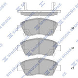 HiQ Front Brake Pads Set SP1463