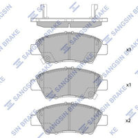 HiQ Front Brake Pads Set SP1463