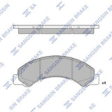 HiQ Front Brake Pads Set SP1667