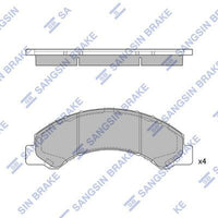 HiQ Front Brake Pads Set SP1667