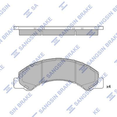 HiQ Front Brake Pads Set SP1667