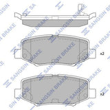 HiQ Rear Brake Pads Set SP2186