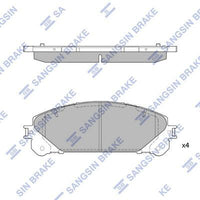 HiQ Front Brake Pads Set SP2137