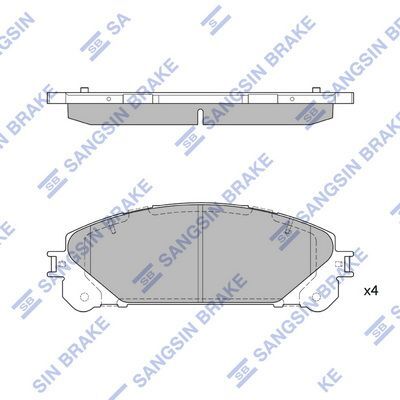 HiQ Front Brake Pads Set SP2137