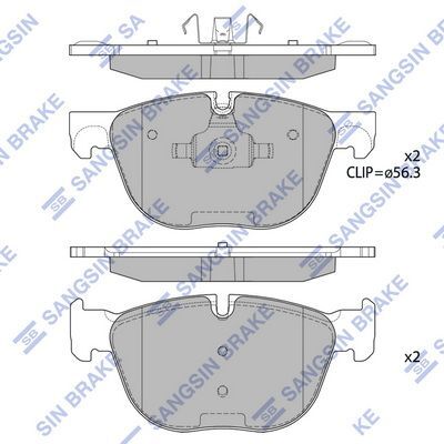 HiQ Front Brake Pads Set SP2172
