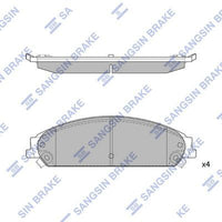 HiQ Front Brake Pads Set SP1509
