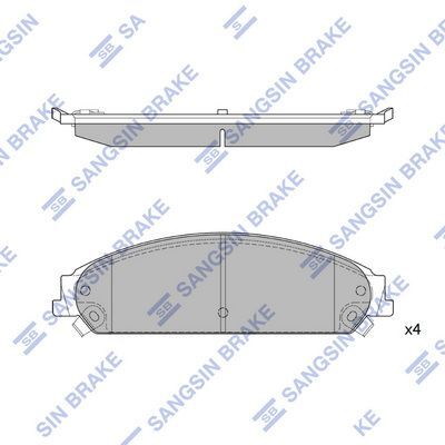 HiQ Front Brake Pads Set SP1509