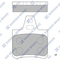 HiQ Rear Brake Pads Set SP1254