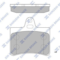 HiQ Rear Brake Pads Set SP4147