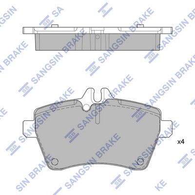 HiQ Front Brake Pads Set SP1749