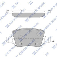 HiQ Rear Brake Pads Set SP1748
