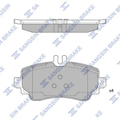 HiQ Front Brake Pads Set SP1744