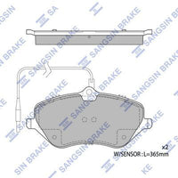 HiQ Front Brake Pads Set SP1973