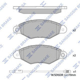 HiQ Front Brake Pads Set SP1891