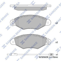 HiQ Front Brake Pads Set SP1891