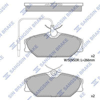 HiQ Front Brake Pads Set SP1483