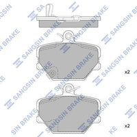 HiQ Front Brake Pads Set SP1674