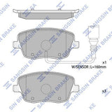 HiQ Front Brake Pads Set SP1806A