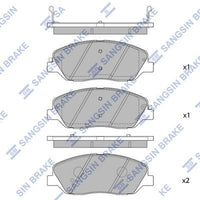 HiQ Front Brake Pads Set SP1194