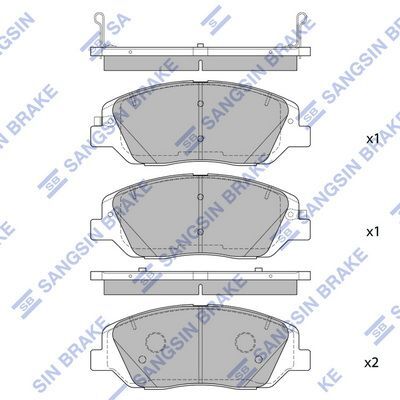 HiQ Front Brake Pads Set SP4102