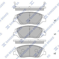 HiQ Front Brake Pads Set SP4102